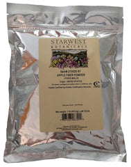 Apple Fiber Powder 1 lb resealable bag by Starwest Botanicals