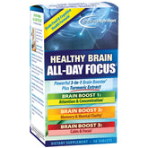 Applied Nutrition Healthy Brain All-Day Focus bottle front for daytime focus and clarity.
