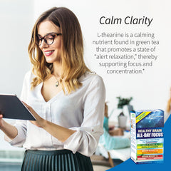 Applied Nutrition Healthy Brain All-Day Focus turmeric extract visual implying antioxidant support.