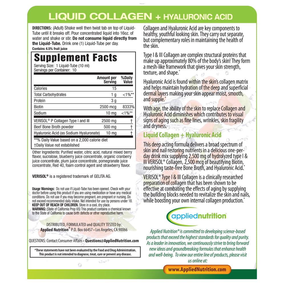 Three-pack display of Applied Nutrition product