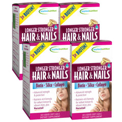 Applied Nutrition Longer Stronger Hair & Nails bottle front view