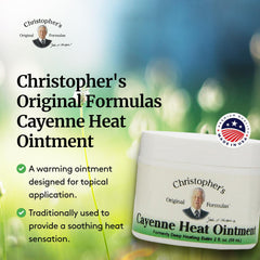 Person applying Cayenne Heat Ointment to affected area