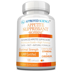 Approved Science Appetite Suppressant bottle for daily appetite management support