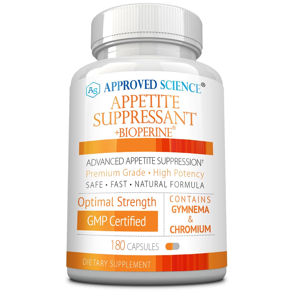 Approved Science Appetite Suppressant bottle and capsules