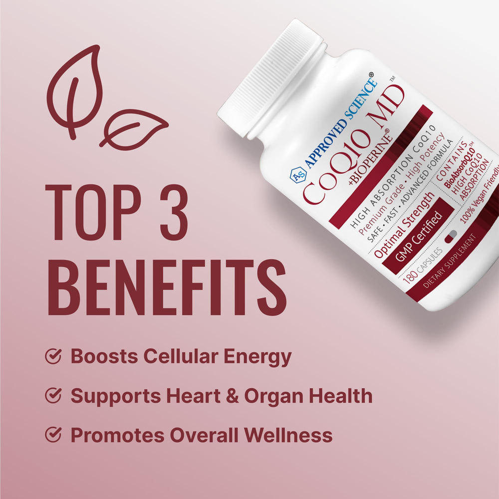 Bioperine ingredient for enhanced CoQ10 absorption