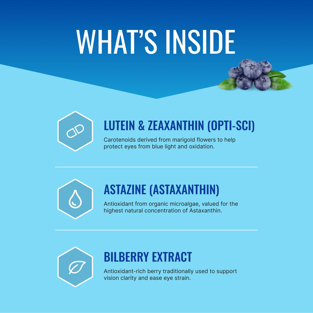 Taurine 400mg and key EyeSyl ingredients