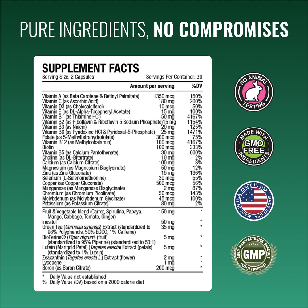 BioPerine inclusion for improved nutrient absorption