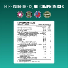 Prostarex supplement facts panel