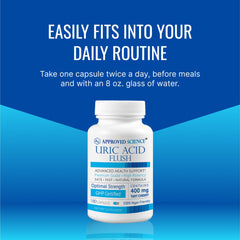 Three-month supply of Uric Acid Flush capsules (180 count)