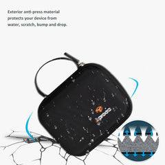 Travel-ready case with secure dual zipper system