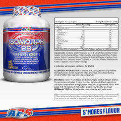 Isomorph 28 scoop highlights 28g protein per serving for efficient daily fueling.