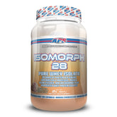 APS Nutrition Isomorph 28 whey bottle with Neapolitan flavor for clean protein on-the-go