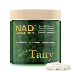 Hero image of APU.Fairy NAD supplement bottle