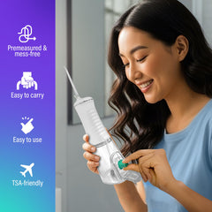 Concentrated mouthwash tablets in Aqua Pods packaging