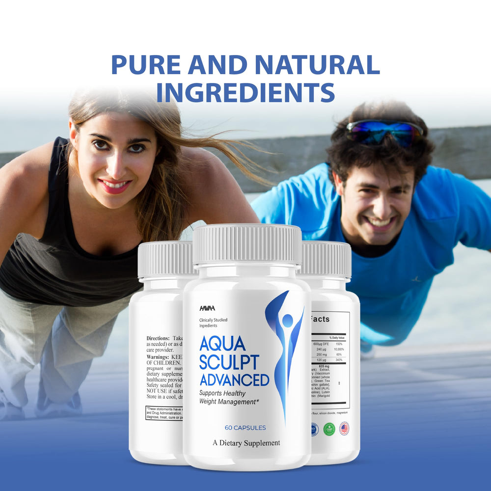 Serving suggestion with water for Aqua Sculpt Advanced