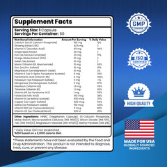 Two bottles together with 60 capsules per bottle