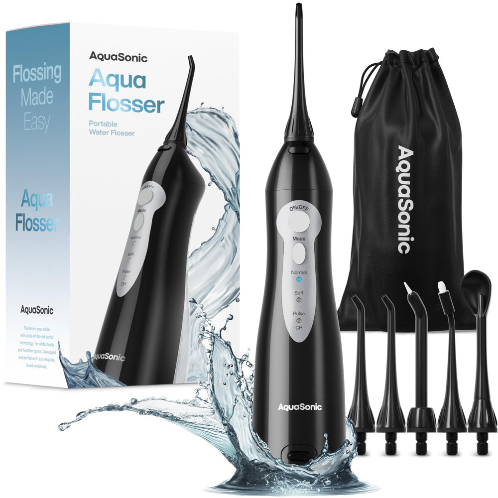 Front view of AquaSonic Aqua Flosser