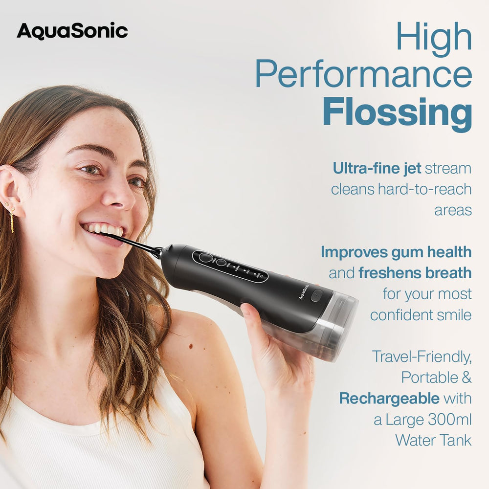 Rechargeable cordless design with 300ml water tank