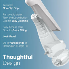 Deluxe tongue nozzle included with Aqua Flosser PRO