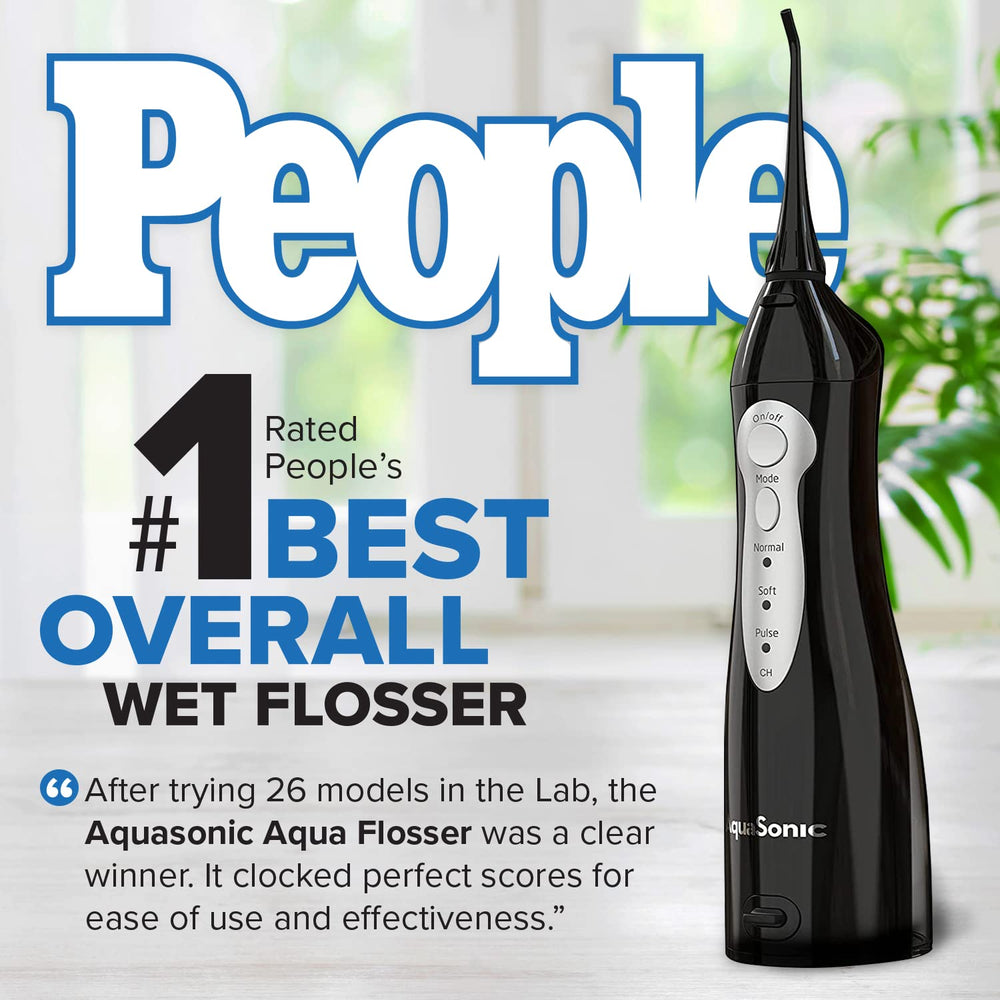 Rechargeable lithium-ion battery inside Aqua Flosser