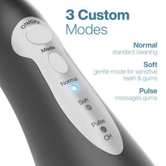 Tongue scraper tip included with AquaSonic water flosser