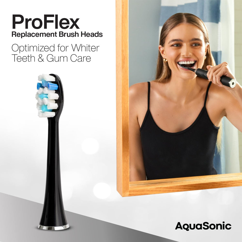 Close-up of ProFlex bristles showing soft perimeter and firmer center