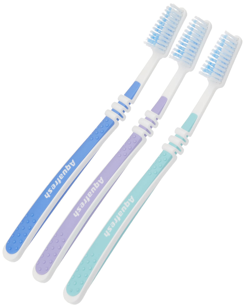 Aquafresh toothbrush 3-pack with flexible head in assorted colours