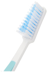 Flexible head design of Aquafresh toothbrush