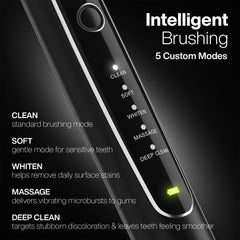 Aquasonic Black Series PRO used in shower (IPX7 waterproof)