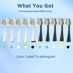 Compatible with AquaSonic Duo Series and Home Dental Center sonic toothbrushes