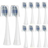 AquaSonic replacement toothbrush heads with white covers for Vibe, Duo Pro and Black Series - image 1