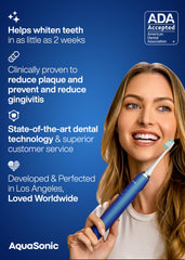 Four brushing modes on the Aquasonic Vibe Series handle