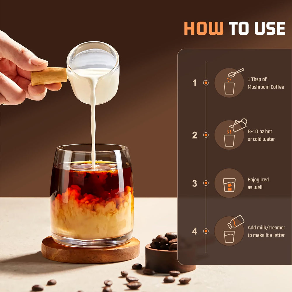 Arabica coffee powder used in the blend