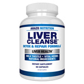 Bottle of Arazo Nutrition Liver Cleanse Detox & Repair formula