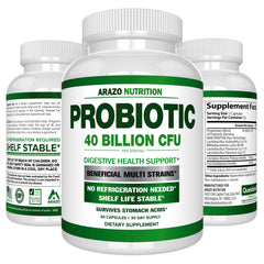 Shelf-stable packaging for Arazo Nutrition Probiotic