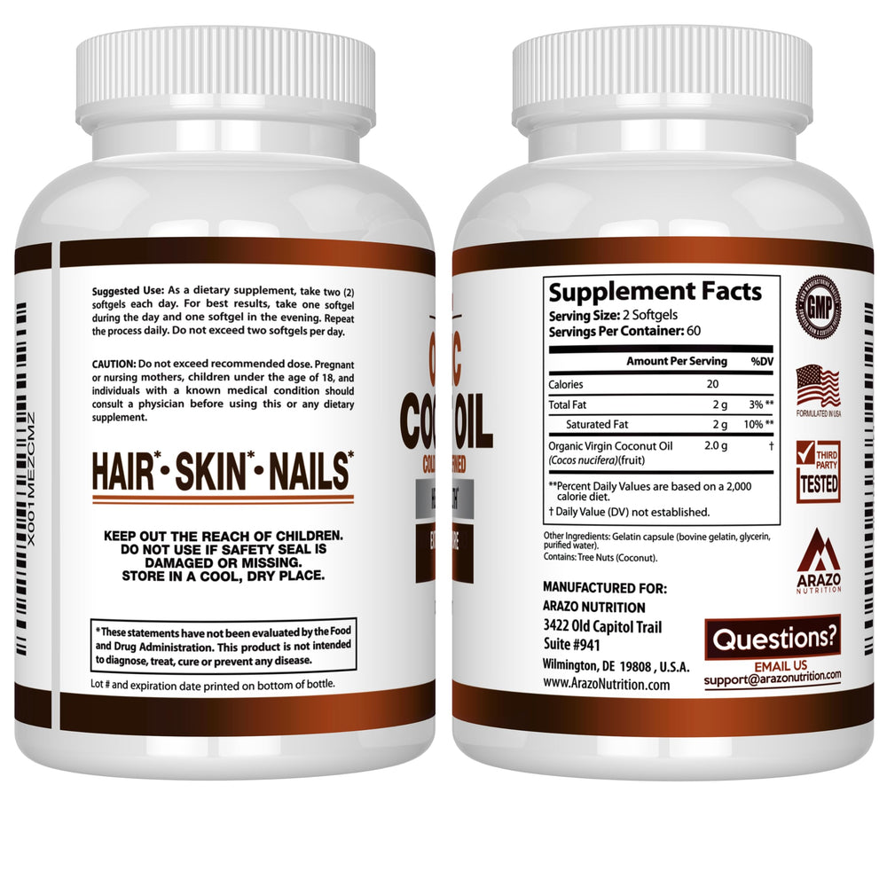 Nutrition label overview and ingredients