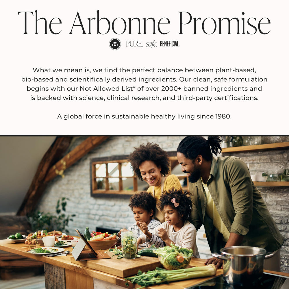 Arbonne Feelfit vanilla shake in glass showcasing plant-based protein option