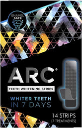ARC Teeth Whitening Strip Kit – front view with 14 strips