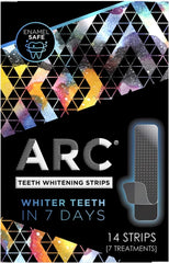 ARC Teeth Whitening Strip Kit – front view with 14 strips
