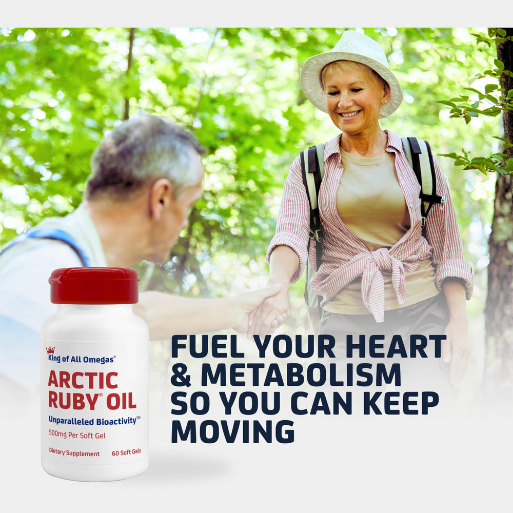 Bottle and label of Arctic Ruby Oil 1000mg