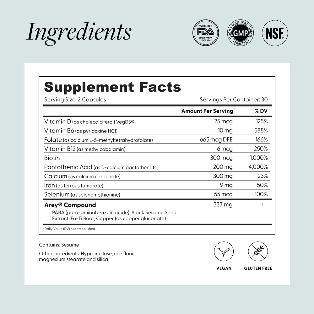 Conceptual image of hair density and vitality with thicker strands.