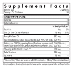 DIM Palmetto Prostate Support softgels in bottle