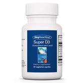 Bottle of Allergy Research Group Super D3 dietary supplement