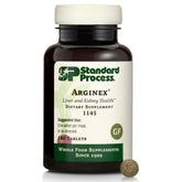 Arginex whole-food supplement bottle and tablets