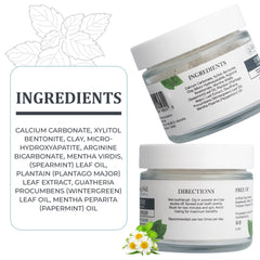 Arginine bicarbonate and hydroxyapatite dental care ingredients