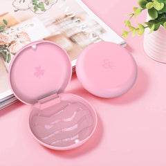 Durable BPA-free pink retainer case