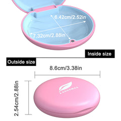 Open view of Argomax Retainer Case with magnetic clasp