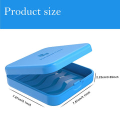 Built-in drainage tray for quick drying of dentures