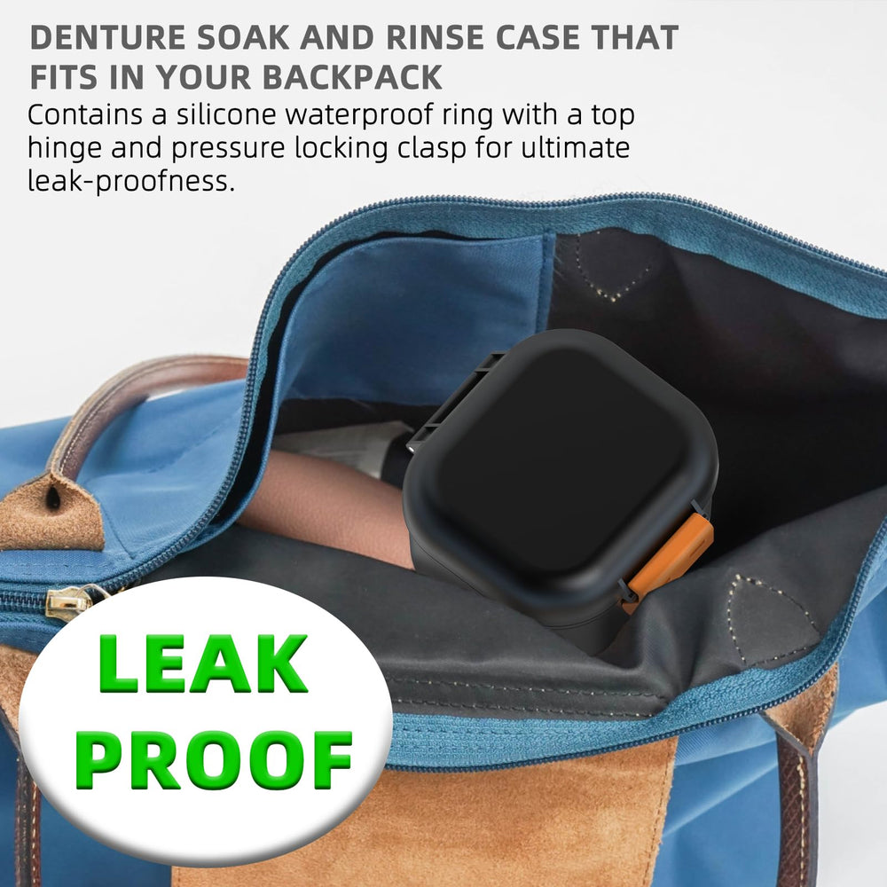 Hinges and pressure clips on leak-proof cap