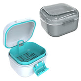 Grey ARGOMAX denture cup with translucent housing overview